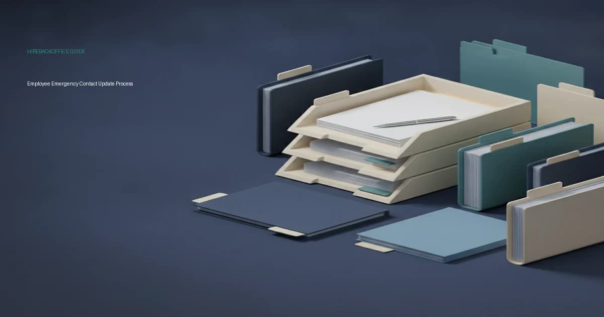 Employee Emergency Contact Update Process records prepared for a back office operations review