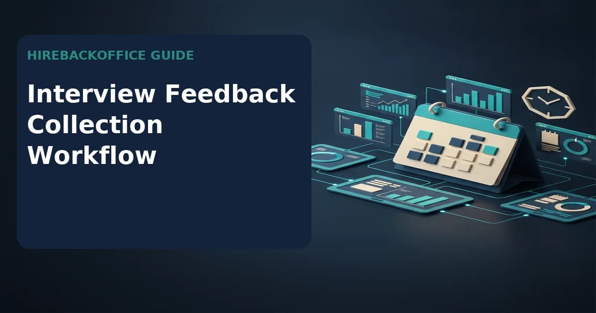 Interview Feedback Collection Workflow record review by a back-office coordinator