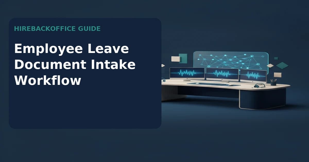 Employee Leave Document Intake Workflow record review by a back-office coordinator